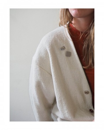 Abstract ceramicsilverporcelainsand